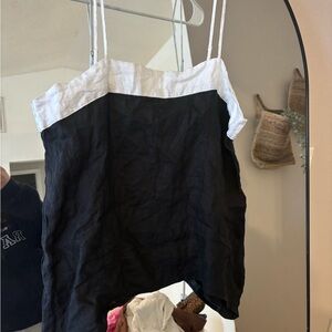 Black and White Women's Top